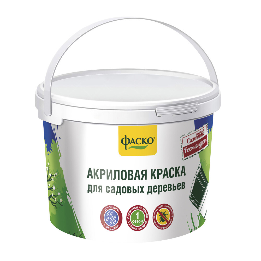 Изображение товара Краска для деревьев защитная Фаско акриловая 1,2 кг