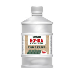 Изображение товара Удобрение органо-минеральное универсальное гумат калия Огородник 0,6 л