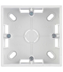 Коробка монтажная Simon 15 накладная алюминий (1590751-033) - фото 1