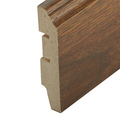 Плинтус МДФ Cosca Décor WP07 дуб барон темный 80х16х2400 мм - фото 2