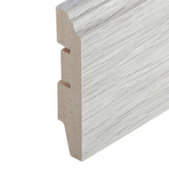 Плинтус МДФ Cosca Décor WP07 дуб серый 80х16х2400 мм - фото 3