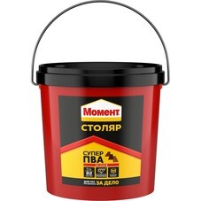 Клей ПВА Момент Столяр Супер D2 влагостойкий 3 кг