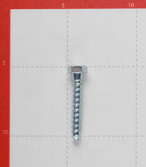 Болт сантехнический 8х50 мм DIN 571 оцинкованный (25 шт.) - фото 4