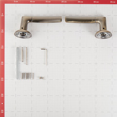 Ручка дверная Corsa Deco Maple круглая розетка античная бронза - фото 3