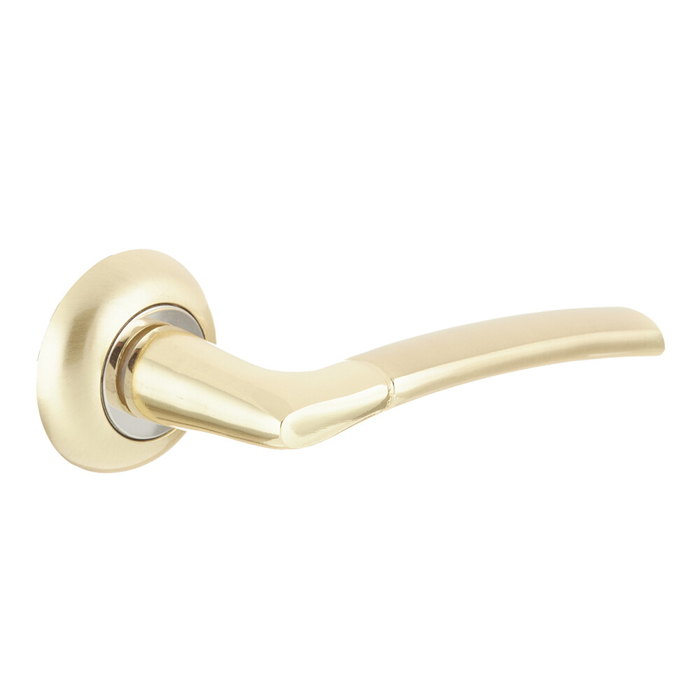 Изображение товара Ручка дверная Corsa Deco Maple круглая розетка золото Изображение товара Ручка дверная Corsa Deco Maple круглая розетка золото