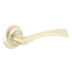 Ручка дверная Corsa Deco Willow круглая розетка золото - фото 1