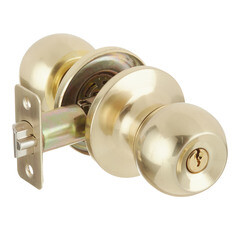 Ручка-защелка Corsa Deco кноб с ключом и фиксатором круглая розетка золото (669875)