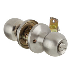 Ручка-защелка Corsa Deco кноб с ключом и фиксатором круглая розетка матовый никель (669878) - фото 4