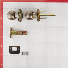 Ручка-защелка Corsa Deco кноб без ключа и фиксатора круглая розетка античная бронза (669882) - фото 3