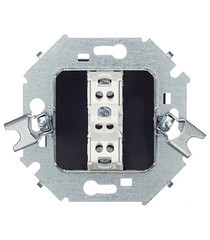 Переключатель Simon 15 одноклавишный встраиваемый графит (1591201-038) - фото 5