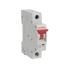 Автоматический выключатель модульный DKC Yon Max MD63N 1P 40А тип C 6 кА 230 В (MD63N-1PC40)