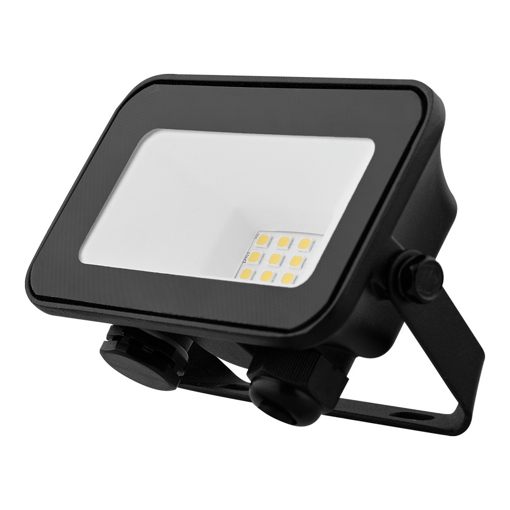 фото Прожектор светодиодный км 6500к 10 вт ip65 черный