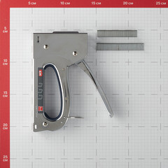 Степлер строительный для скоб КМ 3 в 1 стальной - фото 2