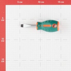 Отвертка плоская SL 6,5 38 мм Jonnesway Anti-slip grip (D71S638) - фото 2