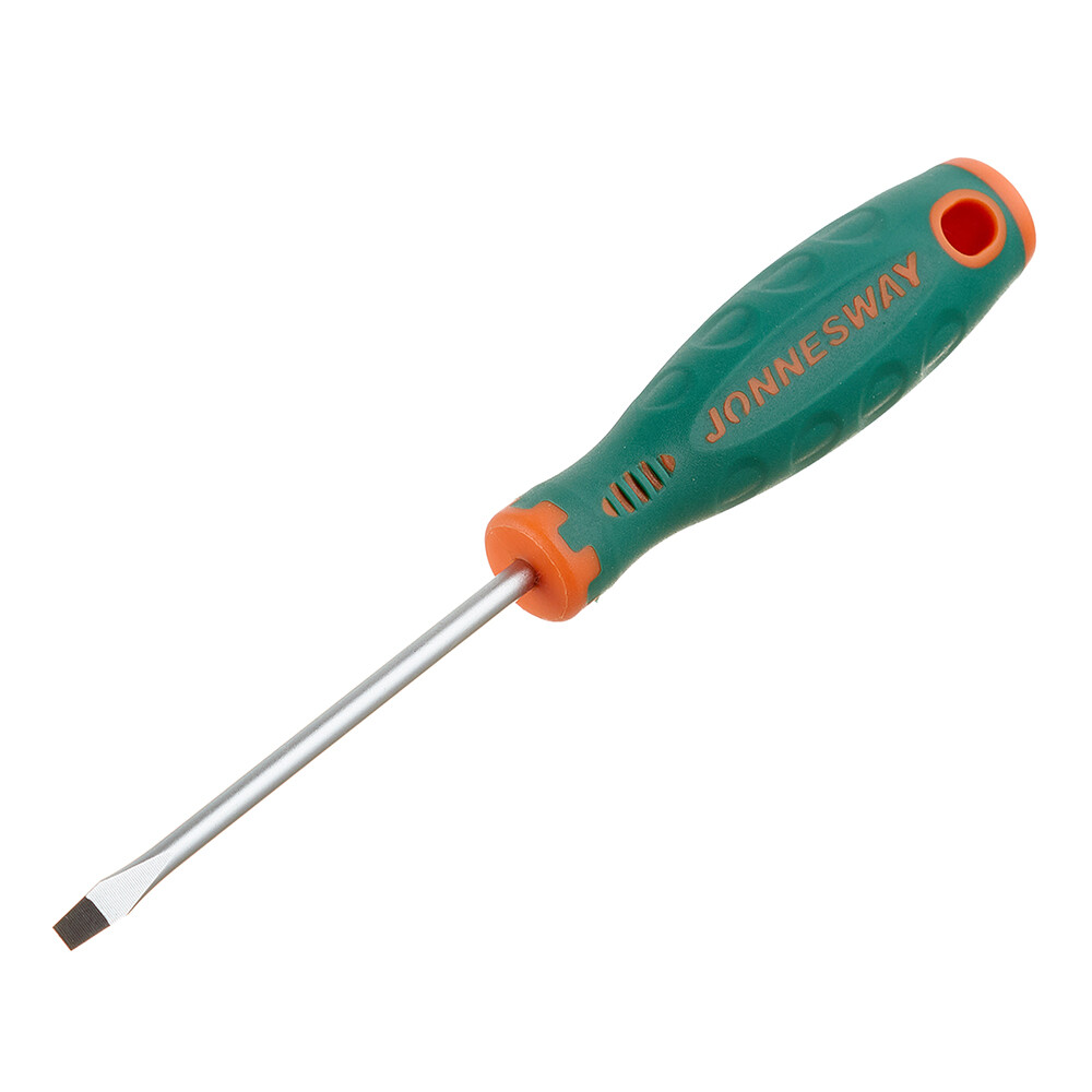 Изображение товара Отвертка плоская SL4 80 мм Jonnesway Anti-slip grip (D71S480)