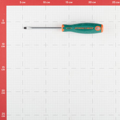 Отвертка плоская SL4 80 мм Jonnesway Anti-slip grip (D71S480) - фото 2
