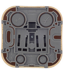 Розетка Legrand Quteo накладная дерево (782270) - фото 4