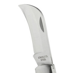 Нож монтерский КВТ НМ-02 складной для зачистки многожильного кабеля - фото 5