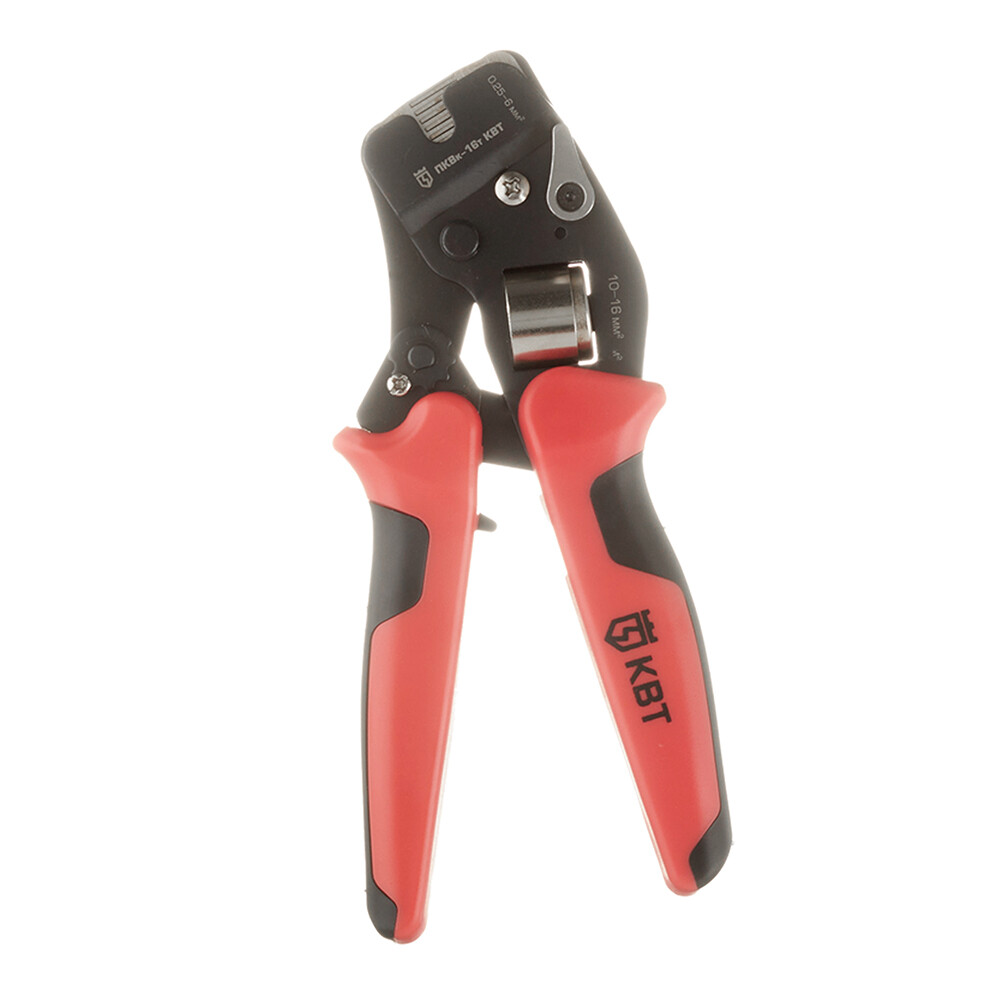 Изображение товара Пресс-клещи КВТ ПКВк-16т для обжима втулочных наконечников