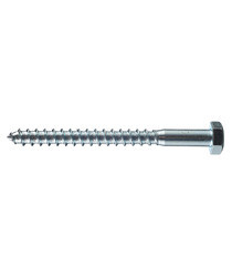 Изображение товара Болт сантехнический 8х90 мм DIN 571 оцинкованный (2 шт.)