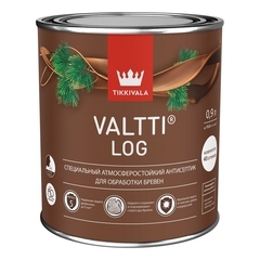 Антисептик Tikkivala Valtti Log декоративный для дерева бесцветный основа ЕС 0,9 л