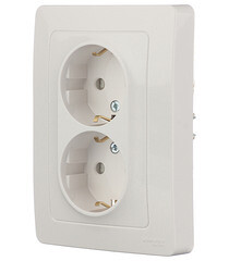 Розетка Systeme Electric Blanca встраиваемая белая со шторками (BLNRS001121) - фото 5