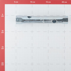 Ключ трубчатый оцинкованный прямой Matrix 17х19 мм с антикоррозийным покрытием - фото 2