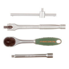 Набор торцевых головок с трещоткой Jonnesway 1/4" (S04H2118S) (18 шт.) - фото 6