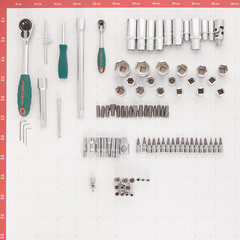 Набор торцевых головок с трещоткой Jonnesway 1/2" (S04H4524S) (24 шт.) - фото 5