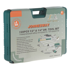 Набор инструментов универсальный Jonnesway (S04H524128S) (128 шт ...