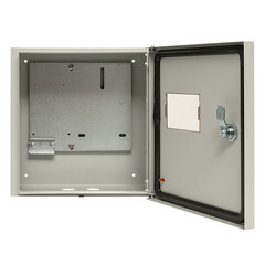 Щит учетно-распределительный навесной EKF Basic ЩУ-1/1-0 металлический IP54 310х300х150 мм 3 модуля с окном для снятия показаний счетчика - фото 2