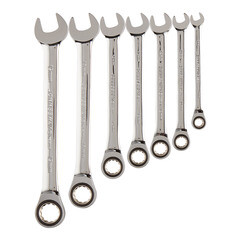 Набор гаечных ключей с трещоткой Jonnesway (W45117S) (17 шт.) - фото 9