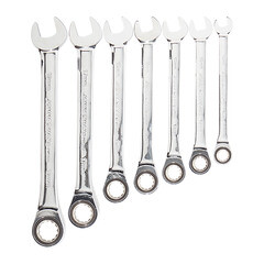 Набор гаечных ключей с трещоткой Jonnesway (W45107S) (7 шт.) - фото 2