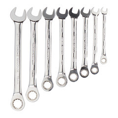 Набор гаечных ключей с трещоткой Jonnesway (W45308S) (8 шт.) - фото 6