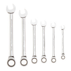 Набор гаечных ключей с трещоткой Jonnesway (W45110S) (10 шт.) - фото 8