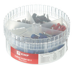 Набор наконечников EKF PROxima НШВИ №2 0,5-2,5 кв.мм (250 шт.) - фото 3