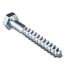 Болт сантехнический 8х60 мм DIN 571 оцинкованный (25 шт.) - фото 2