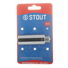 Удлинитель Stout 65 мм 1/2 ВР(г) х 1/2 НР(ш) хром латунный (SFT-0002-001265) - фото 2