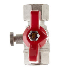 Кран шаровой латунный Valtec 1/2 ВР(г) х 1/2 ВР(г) для подключения манометра проходной бабочка прямой (VT.807.N.0404) - фото 4