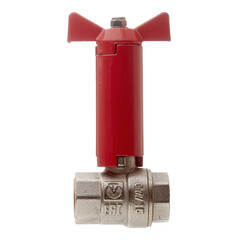 Кран шаровой латунный Valtec 1/2 ВР(г) х 1/2 ВР(г) проходной бабочка с удлиненным штоком прямой (VT.250.N.04) - фото 5