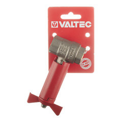 Кран шаровой латунный Valtec 1/2 ВР(г) х 1/2 ВР(г) проходной бабочка с удлиненным штоком прямой (VT.250.N.04) - фото 4