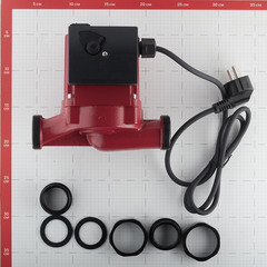 Циркуляционный насос для систем отопления Valtec RS 25/8-180 DN25 подъем 8 м 180 мм с гайками (VRS.258.18.0) - фото 5