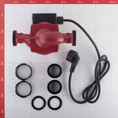 Циркуляционный насос для систем отопления Valtec RS 25/6-180 DN25 подъем 6 м 180 мм с гайками (VRS.256.18.0) - фото 3