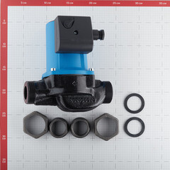 Циркуляционный насос для систем отопления Stout 25/80-180 DN25 подъем 8 м 180 мм с гайками (SPC-0010-2580180) - фото 4