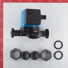 Циркуляционный насос для систем отопления Stout 25/40-180 DN25 подъем 4 м 180 мм с гайками (SPC-0010-2540180) - фото 5