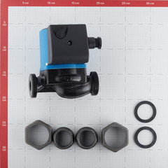 Циркуляционный насос для систем отопления Stout 25/40-130 DN25 подъем 4 м 130 мм с гайками (SPC-0010-2540130) - фото 3