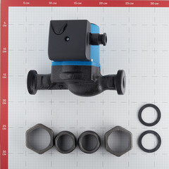 Циркуляционный насос для систем отопления Stout 25/60-180 DN25 подъем 6,5 м 180 мм с гайками (SPC-0010-2560180) - фото 3