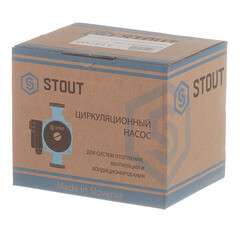 Циркуляционный насос для систем отопления Stout 25/60-180 DN25 подъем 6,5 м 180 мм с гайками (SPC-0010-2560180) - фото 4