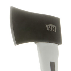 Топор плотницкий кованый КМ фибергласовая рукоятка 385 мм 0,56 кг - фото 3