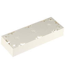 Коробка монтажная Simon 15 трехместная накладная слоновая кость (1590753-031) - фото 3